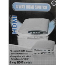HDMI Селектор входов 4in-1out (Позволяет подключить 4 различных источника Аудио/Видеосигнала)