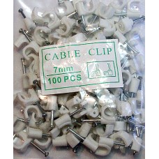 Клипсы д/кабеля PC-7(100шт)