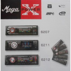 Автомагнитола "MEGA" 6212  MP3 USB