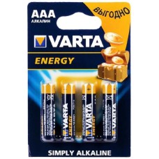 Элемент 286 "VARTA ENERGY" R03 (4BL)