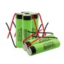 Акк. NCR18650B 3.7v*3400mAh+ DIYпровод