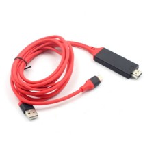 MHL-шнур TYPE C+USB 3.0 - HDMI  2.0м